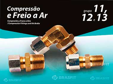 Compressão Freio a AR Porca Aço