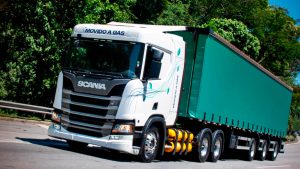 X gas scania caminhao movido a gas